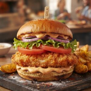 hamburger chicken burger